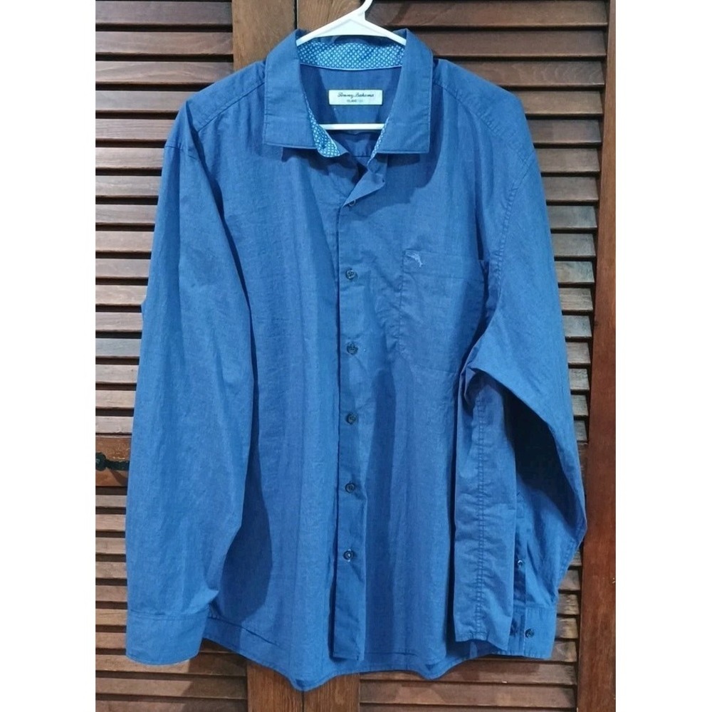 Tommy Bahama‎ Mens 2XB Big Blue Island Zone Performance Button Up Casual Shirt